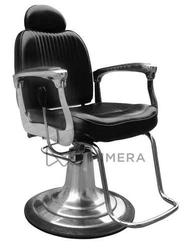 Barberstuhl ARMAN - glänzend schwarz