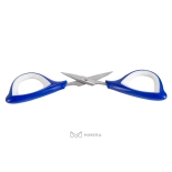 Augenbrauenschere - blau