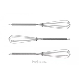 Metallfarbstoff-Sahne-Schneebesen -10 Stk