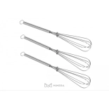 Metallfarbstoff-Sahne-Schneebesen -10 Stk