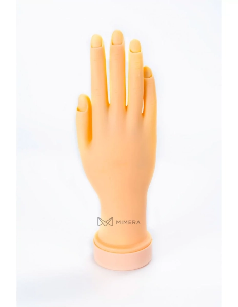 Soft hand model for nail art trainning