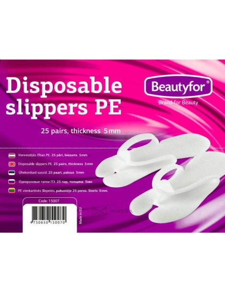 Einweg-slipper aus PE (25 Paar)