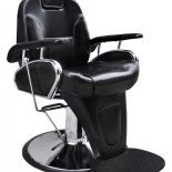 Barberstuhl LEON - glänzend schwarz