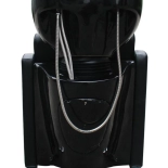 Friseur-Waschbecken GLAMI - schwarzes Becken, matt schwarz