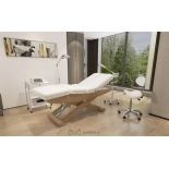 SPA Wellnessliege LUNA SPLIT E3 - teak/weiß