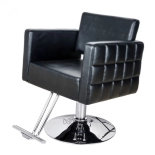 Friseurstuhl PERLA - glänzend schwarz