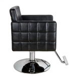 Friseurstuhl PERLA - matt schwarz