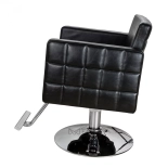 Friseurstuhl PERLA - matt schwarz