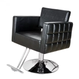 Friseurstuhl PERLA - matt schwarz