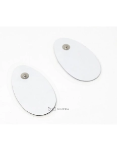 Selbstklebende Elektrodenscheiben für F-350 - Oval (2 Stück)