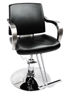 Friseurstuhl ALTE - matt schwarz