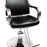 Friseurstuhl ALTE - matt schwarz