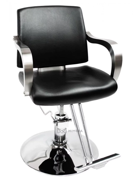 Friseurstuhl ALTE - matt schwarz