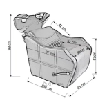 Friseur-Waschbecken KING - matt schwarz