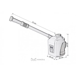 Digitaler Gesichtsdampfer WITTY ohne Stativ