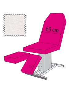 Schutzhülle (satz 3 Stück) für Fußpflegestuhl - 65 cm - weiß