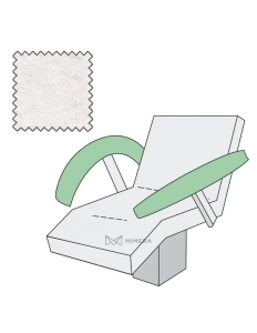 Armlehnenbezug (1 Paar) 70x10 cm – weiß