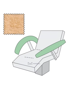 Armlehnenbezug standard (1 Paar) 70x15cm - beige