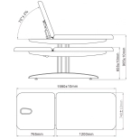 SPA Wellnessliege MARY E2