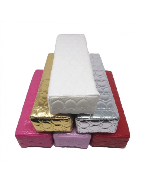 Heart shape nail art column cushion – gold