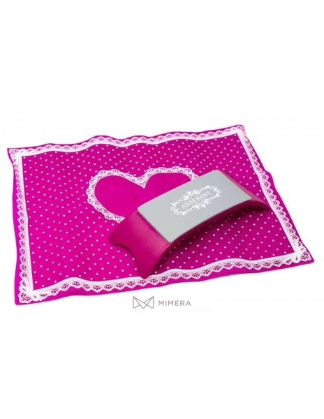 Plastic nail art column cushion 21126 – dark pink