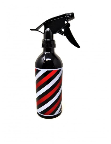 Haarwasserflasche Pro mit Spray - 300 ml, schwarz