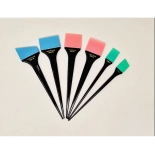 Set Silikonbürsten (6 Stück) - schwarz