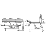 Physiotherapie Liege elektrisch EMERY SPLIT E1