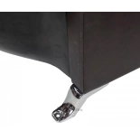 Friseur-Waschbecken GLAMI - schwarzes Becken, glänzend braun-schwarz