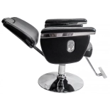 Friseurstuhl ELVIS - glänzend schwarz