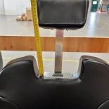 Barberstuhl LEON - glänzend schwarz