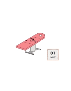 Schutzbezug für Liegen mit Loch - 70 cm - weiß