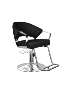 Friseurstuhl JANE - matt schwarz