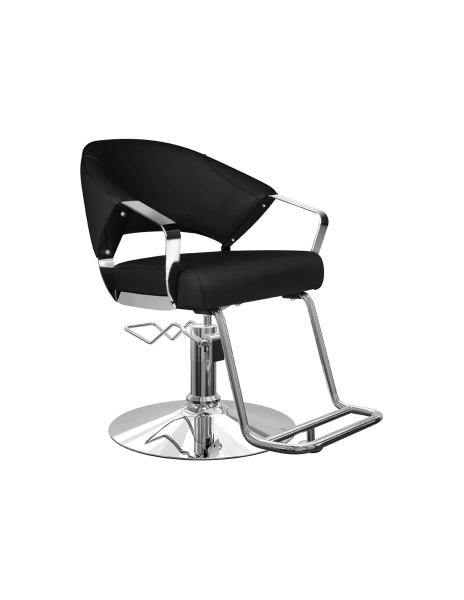 Friseurstuhl JANE - matt schwarz