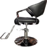 Friseurstuhl JANE - matt schwarz