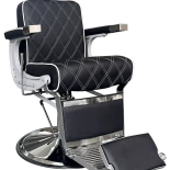 Barberstuhl CROSS PLUS - grobschwarz