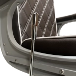 Barberstuhl CROSS - taupebraun