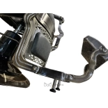 Retro Barberstuhl CEZANNE BRONZ - wildleder schwarz