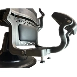 Retro Barberstuhl CEZANNE GREY - matt schwarz