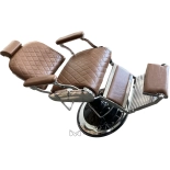 Retro Barberstuhl ELEGANCE - kupferbraun