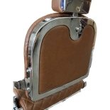 Retro Barberstuhl ELEGANCE - kupferbraun