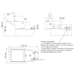 SPA Fußpflegestuhl VENUS E2 - weiß