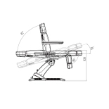 Kosmetikliege elektrisch RAMON E4 - drehbar, hellgrau