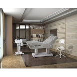 SPA Wellnessliege SATURN PLUS E4 - mit Heizung, hellgrau