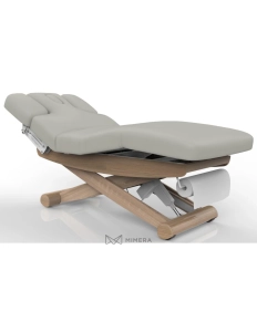 SPA Wellnessliege LUNA ARM PLUS E3 - mit Heizung, teak/hellgrau
