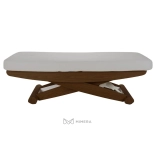 SPA Wellnessliege LUNA PLUS E3 - mit Heizung, schwarznuss/hellgrau