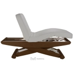 SPA Wellnessliege LUNA PLUS E3 - mit Heizung, schwarznuss/hellgrau