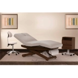 SPA Wellnessliege LUNA PLUS E3 - mit Heizung, schwarznuss/hellgrau