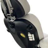 Kosmetikliege elektrisch NICO DELUX PLUS E4 BLACK - drehbar mit der Heitzung, schwarz, hellgrau