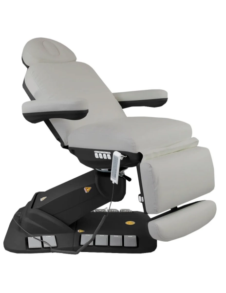 Kosmetikliege elektrisch NICO DELUX PLUS E4 BLACK - drehbar mit der Heitzung, schwarz, hellgrau